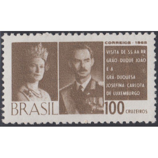 Brasil Brazil 784 1965 Duque Joao y Duquesa Josefine de Luxemburgo MH Brasil Brazil 784 1965 Duque Joao y Duquesa Josefine de Luxemburgo MH