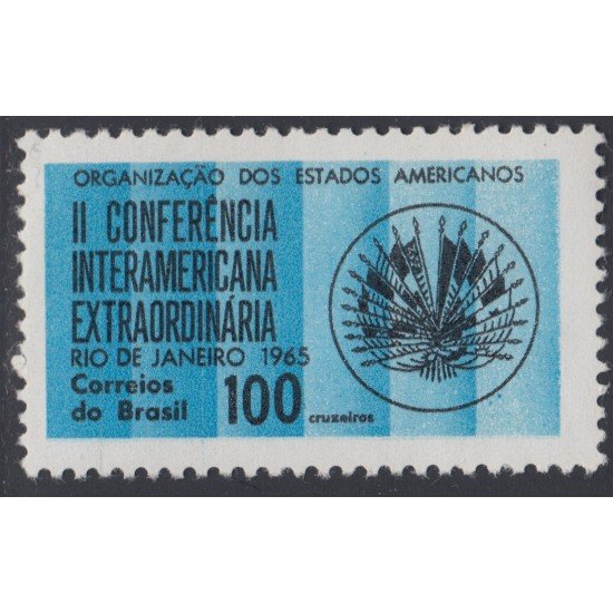Brasil Brazil 787 1965 II Conferencia de Estados Americanos MH Brasil Brazil 787 1965 II Conferencia de Estados Americanos MH