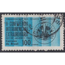 Brasil Brazil 787 1965 II Conferencia de Estados Americanos Usado Brasil Brazil 787 1965 II Conferencia de Estados Americanos Usado