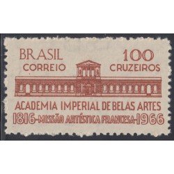 Brasil Brazil 799 1966 Academia Imperial de Bellas Artes MH Brasil Brazil 799 1966 Academia Imperial de Bellas Artes MH