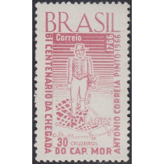 Brasil Brazil 806 1966 Capitán Antonio Correia Pinto MNH Brasil Brazil 806 1966 Capitán Antonio Correia Pinto MNH