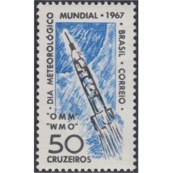 Brasil Brazil 814 1967 Día Meteorológico Mundial MNH Brasil Brazil 814 1967 Día Meteorológico Mundial MNH