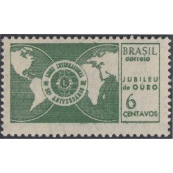 Brasil Brazil 821 1967 50 Años de Lions International MNH Brasil Brazil 821 1967 50 Años de Lions International MNH