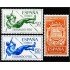 Fernando Poo 245/47 1965 Día del Sello Salto con pértiga-Escudo MNH