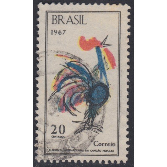 Brasil Brazil 835 1967 20 Festival Internacional de la canción popular Usado