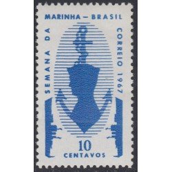 Brasil Brazil 839 1967 Semana de la Marina MNH Brasil Brazil 839 1967 Semana de la Marina MNH
