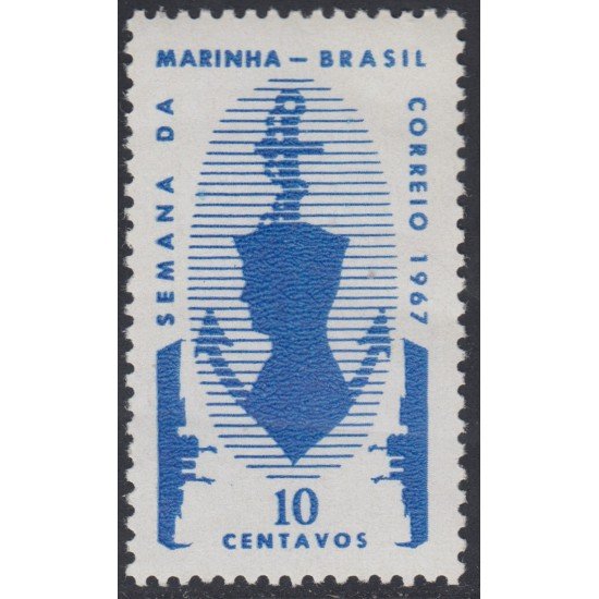 Brasil Brazil 839 1967 Semana de la Marina MNH