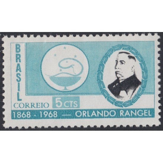 Brasil Brazil 847 1968 100 Años del nacimiento del Dr Orlando Rangel MNH