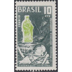 Brasil Brazil 848 1968 150 Años de investigación subacuática MNH Brasil Brazil 848 1968 150 Años de investigación subacuática MNH