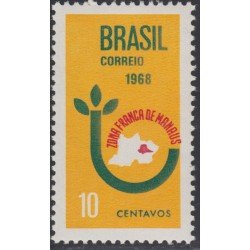 Brasil Brazil 850 1968 Establecimiento de la zona franca de Manaos MH