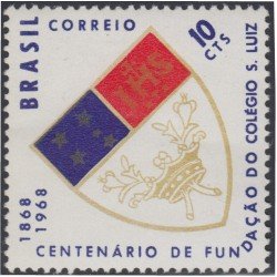 Brasil Brazil 852 1968 Centenario de Colegio San Luis MNH