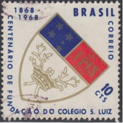 Brasil Brazil 852 1968 Centenario de Colegio San Luis Usado