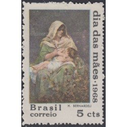 Brasil Brazil 854 1968 Día de las Madres MNH