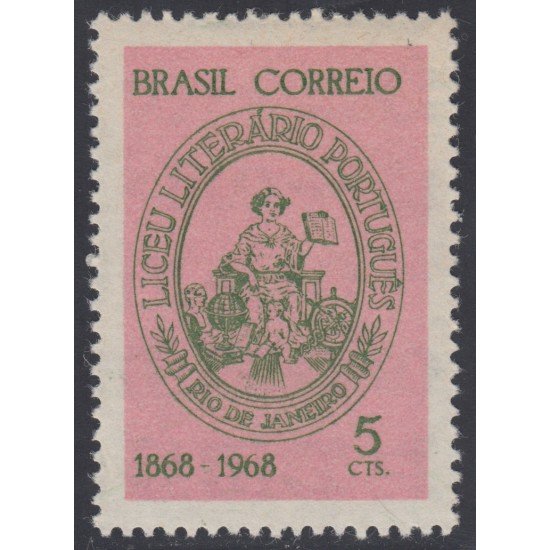 Brasil Brazil 863 1968 Escuela Secundaria Literaria Portuguesa de Río MNH Brasil Brazil 863 1968 Escuela Secundaria Literaria Portuguesa de Río MNH