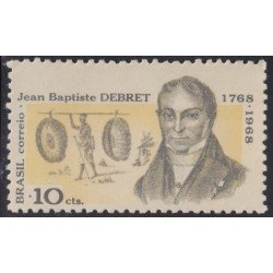 Brasil Brazil 875 1968 Pintor Jean Bautista Debret MNH Brasil Brazil 875 1968 Pintor Jean Bautista Debret MNH