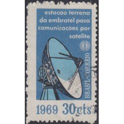 Brasil Brazil 885 1969 Comunicaciones por satélite Usado Brasil Brazil 885 1969 Comunicaciones por satélite Usado