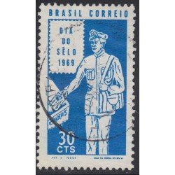 Brasil Brazil 903 1969 Día del Sello Usado Brasil Brazil 903 1969 Día del Sello Usado