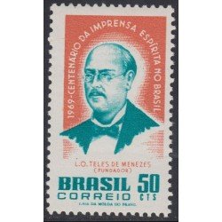 Brasil Brazil 904 1969 Centenario de la prensa espírita MH Brasil Brazil 904 1969 Centenario de la prensa espírita MH