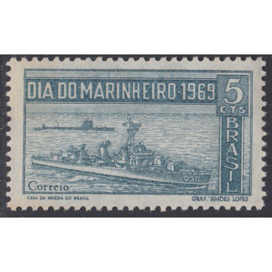 Brasil Brazil 916 1969 Día de la Marina Barco Ship MNH Brasil Brazil 916 1969 Día de la Marina Barco Ship MNH