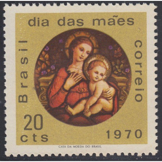 Brasil Brazil 928 1970 Día de las Madres MNH Brasil Brazil 928 1970 Día de las Madres MNH
