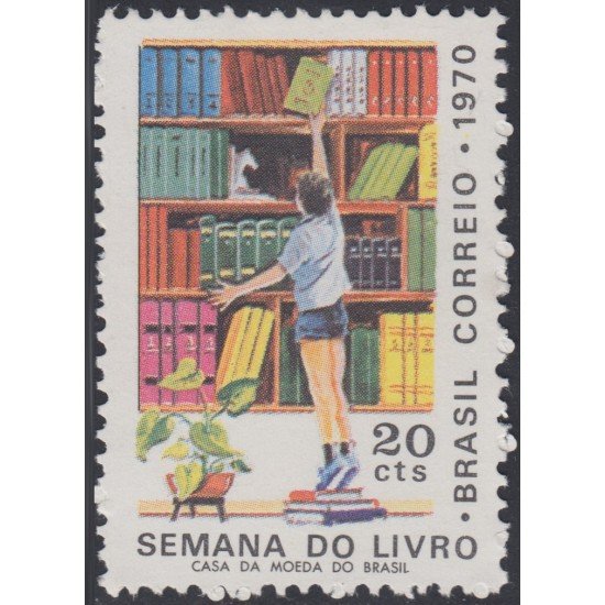 Brasil Brazil 942 1970 Semana del libro Book MNH Brasil Brazil 942 1970 Semana del libro Book MNH