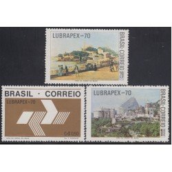 Brasil Brazil 943/45 1970 3º Exp. Filatélica Lusitano-Brasileña Lubrapex MH Brasil Brazil 943/45 1970 3º Exp. Filatélica Lusitano-Brasileña Lubrapex MH