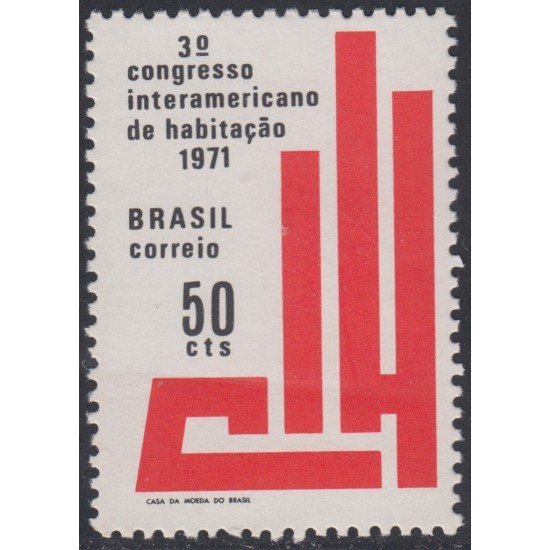 Brasil Brazil 952 1971 Congreso Interamericano del habitad MNH