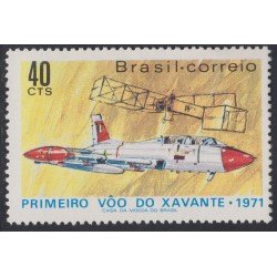 Brasil Brazil 961 1971 1er Vuelo de la aerolínea Xavante MH Brasil Brazil 961 1971 1er Vuelo de la aerolínea Xavante MH