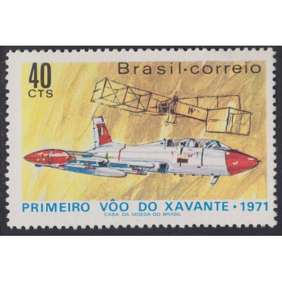 Brasil Brazil 961 1971 1er Vuelo de la aerolínea Xavante MH Brasil Brazil 961 1971 1er Vuelo de la aerolínea Xavante MH