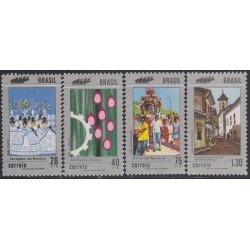 Brasil Brazil 977/80 1972 Turismo tourism MNH Brasil Brazil 977/80 1972 Turismo tourism MNH
