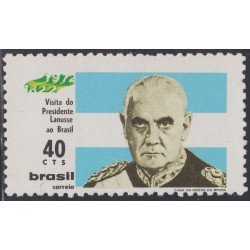 Brasil Brazil 981 1972 Presidente Argentino Lanusse MNH Brasil Brazil 981 1972 Presidente Argentino Lanusse MNH