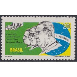 Brasil Brazil 988 1972 8º Aniversario de la Revolución MNH Brasil Brazil 988 1972 8º Aniversario de la Revolución MNH