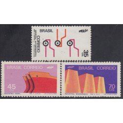 Brasil Brazil 993/95 1972 Industrias Nacionales MNH Brasil Brazil 993/95 1972 Industrias Nacionales MNH