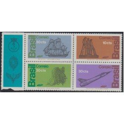 Brasil Brazil 1014/17 1973 Día de las Fuerzas Armadas MNH Brasil Brazil 1014/17 1973 Día de las Fuerzas Armadas MNH
