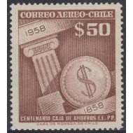 Chile A- 179 1958 Cajas Postales su centenario MNH