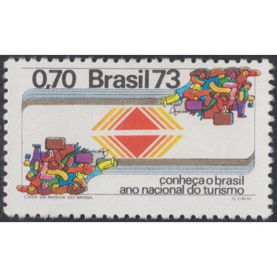 Brasil Brazil 1051 1973 Año Nacional del Turismo tourism MNH