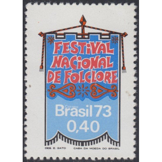 Brasil Brazil 1058 1973 Festival Folklórico Nacional MH Brasil Brazil 1058 1973 Festival Folklórico Nacional MH