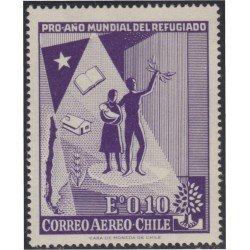 Chile A- 199 1960 Año Mundial del Refugiado MNH Chile A- 199 1960 Año Mundial del Refugiado MNH