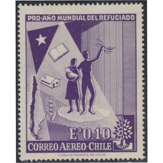 Chile A- 199 1960 Año Mundial del Refugiado MNH