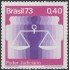 Brasil Brazil 1075 1973 Poder Judiciario MH