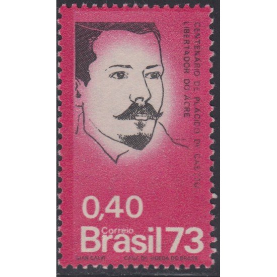 Brasil Brazil 1083 1973 Placido de Castro Libertador de La Acre MNH Brasil Brazil 1083 1973 Placido de Castro Libertador de La Acre MNH