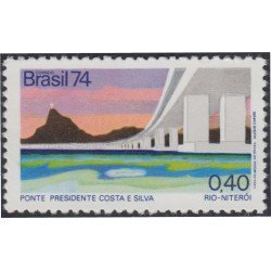 Brasil Brazil 1090 1974 Puentes de Presidente Costa y Silva Río y Niteroi MNH Brasil Brazil 1090 1974 Puentes de Presidente Costa y Silva Río y Niteroi MNH