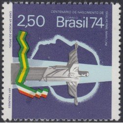 Brasil Brazil 1099 1974 Físico Guillermo Marconi MNH Brasil Brazil 1099 1974 Físico Guillermo Marconi MNH