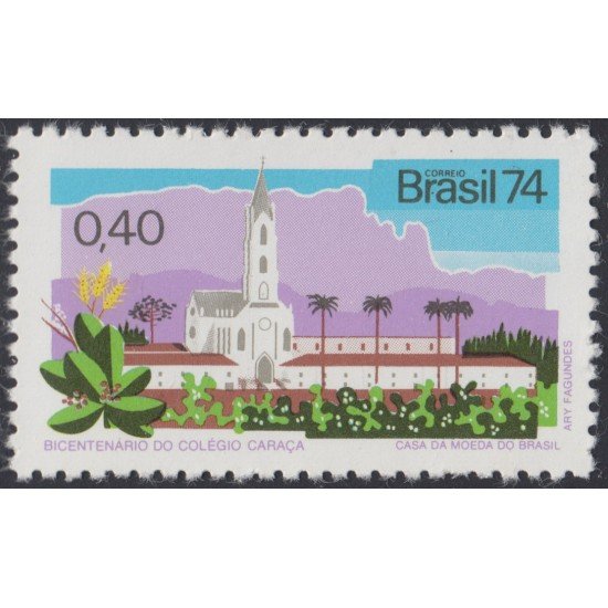 Brasil Brazil 1111 1974 200 Años del Colegio Caracas MNH Brasil Brazil 1111 1974 200 Años del Colegio Caracas MNH