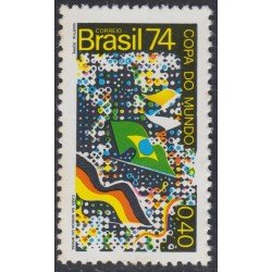 Brasil Brazil 1114 1974 Copa del mundo de Fútbol en Munich MNH Brasil Brazil 1114 1974 Copa del mundo de Fútbol en Munich MNH