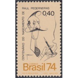 Brasil Brazil 1115 1974 Raúl Pederneiras Escritor y Periodista MH Brasil Brazil 1115 1974 Raúl Pederneiras Escritor y Periodista MH