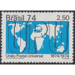 Brasil Brazil 1117 1974 Centenario de la UPU MH Brasil Brazil 1117 1974 Centenario de la UPU MH