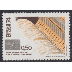 Brasil Brazil 1126 1974 Hidroeléctrica de la Ilha Solteira MNH Brasil Brazil 1126 1974 Hidroeléctrica de la Ilha Solteira MNH