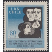 Chile A- 237 1967 Planificación familiar MNH Chile A- 237 1967 Planificación familiar MNH