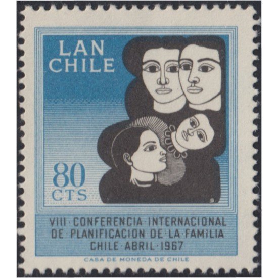 Chile A- 237 1967 Planificación familiar MNH